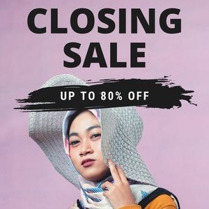 All items on clearance to close out my store